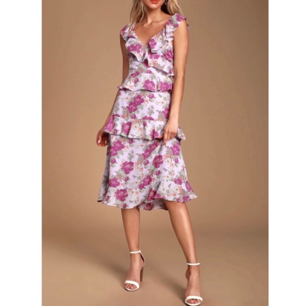 Fleur Evermore Lavender Dress from Lulu’s